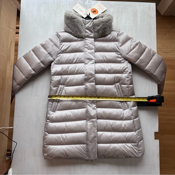 Save the Duck Dalea Faux Fur Collar Puffer Long - Picture 13 of 14